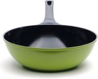 Green Earth Wok By Ozeri  Ceramic Non-stick  ptfe And Pfoa Free  - Free Shipping