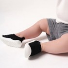 Gerber Baby Toddler Boy And Girl Stretchy Knit Slip-on Sneaker  Black  8 New