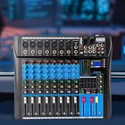8 Channel Professional Bluetooth Live Studio Audio Mixer Usb Mixing Console
