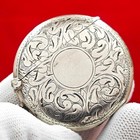 Williams Ltd - Birmingham - Silver - Circular Match Safe Box Holder Vesta Case