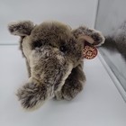 Dan Dee Collectors Choice Red Tag Vintage Frosted Gray Plush Soft Rare Toy 15 