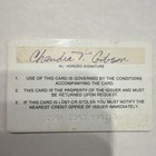 Rare -  Walt Disney Pictures Cast Member Credit Card - Wdi 1973 - Disney Cast