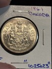 1961 Canada 50 Cents Canadian Silver Half Dollar    1025023    50c