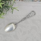 Antique Sterling Silver Souvenir Spoon Woman s Building Columbian Exposition