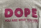 Vintage Frank Zappa Dope  you Are What You Use  1984 Tour T-shirt  s 