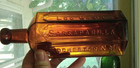 Log Cabin Sarsaparilla Rochester Pat 1887 H h warner Co Unique Shape Bottle Nice