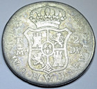 1786 Spanish 2 Reales Genuine Antique Old Colonial 1700s Pirate Treasure 2r Coin