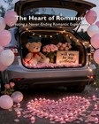 2000 Pink Rose Petals  24 Led Heart Tea Lights For Wedding Decor