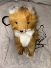 Standing Fox Cub - Hansa Realistic Stuffed Plush Animal Soft Toy 27 Cm Tags Rare