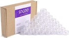 200 Pcs 5 Gram Empty Plastic Cosmetic Samples Container For Make Up  Eye Shad   