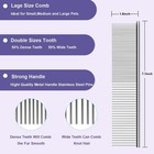 Slicker Ergonomic Long-pin Brush Grooming Brush For Long-haired Dogs   Cats