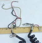 Vintage 3 Wire Telephone Phone Coiled Cord Handset Curly   