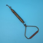 Vintage Antique Chatillon-ny Brass 30lb Hanging Scale Model In-30  read 