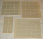Croatia 1944 1945 Stamp Lot Sheet Block Unused