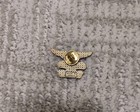 Brass Abraham Lincoln    one Country One Destiny    Eagle Lapel Tie Pin Americana