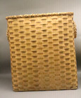 Signed Rocky Keezer Wabanaki Ash   Sweetgrass Basket Maine 1988 Handwoven