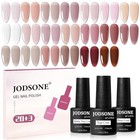 23pcs Gel Nail Polish Set 20 Translucent Jelly Color Natural 20color-jelly-set