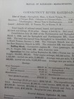 1881 Vintage Railway Train Report Connecticut River Railroad Vermont Keene Nh 