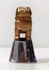 Mack Truck Bulldog Hood Ornament Chrome Gold Patent 87931 Semi Trucking Mounted
