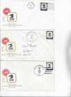 39-1971-first Day Covers-different Postmarks