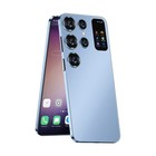Unlocked G25 Ultra Cell Phone Dual Sim 5g Smartphone Android 14 Cheap Phone Blue