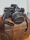 Vtg Olympus Om-1 35mm Camera  Extra Lenses accesories manuals case Lot