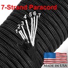 550 Paracord Mil Spec Type Iii 7 Strand Parachute Cord 1000 Ft Spool Free Ship