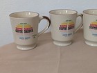 Vintage Wall Drug South Dakota Coffee Souvenir Mug Cup Set Of 4 Rare 4  Tall