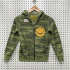 Aviator Nation Camo Hoodie Sweatshirt Youth Size 12 Smiley Face Hooded