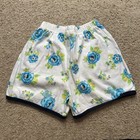 Vintage Y2k 90 s 00 s Disney Store Girls Size 4 5 White With Blue Floral Shorts 