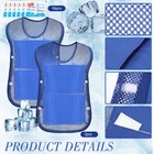 Ice Vest Cooling Vest For Men Women Teens With Ice Packs Summer Cooling Vest