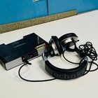 Technics Rp-dj1200 Silver Dj Monitoring Headphones Tested   Working In Japan