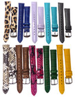 Lot Of 10 New Timex Watch Bands 16mm Mixed Colors Leather Replacement Straps