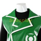 Men Green Superhero Cosplay Costume Space Comic Hero Uniform Halloween Outfit