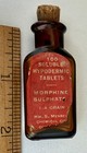 Antique Tiny Morphine Bottle W stopper Wm Merrell Cincinnati 1800s