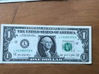 2021 Washington One Dollar Bill Error Note - Ink Smear  1 Currency