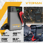Vtoman 2500a Jump Starter With Air Compressor Powerbank Battery Charger Jump Box