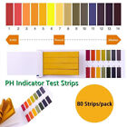80x Ph Indicator Test Strips 1-14  Paper Litmus Tester Urine Saliva