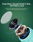Waterproof Speaker  Small Bluetooth Speaker With Stereo Sound And Robust Bass   