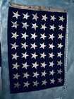 Vintage Us Navy 48 Star Union Jack Flag Wwii Era Sewn Stars Naval 34 