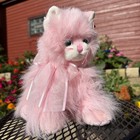 2006 Ty Classic Jeweled Pink Kitty Long Hair Cat Kitten 11    Plush Stuffed Animal