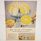 Vintage 1956 Libby s Pineapple Show Off Cake Full Color Magazine Print Ad