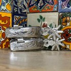 Mexican Charro Spurs Espuelas Economica Charreria Montura Lienzo