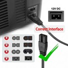 Drri Mini Fridge 12v Dc 2 Pin Power Cord For Mobicool Cooler gio-style 3m 