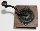 Antique Vintage Coffee Grinder Cast Iron And Wood Imperial Arcade