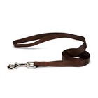 Zack And Zoey Basic Nylon Dog Leash 4 Ft X 5by8 In Lead Chocolate