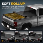 Soft Roll-up Tonneau Cover For 1994-2002 Dodge Ram 1500 2500 3500 6 5ft Bed