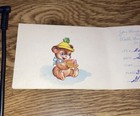 Child s Birthday Party Invitation Vintage 1951 Cute Animals  Forget Me Not Cards