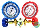 Manifold Gauge Set Hvac A c Refrigeration Charging Service W  600psi Hoses