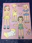 Vintage 1949 Playhouse Baby Dolls Uncut Dolls  clothing Cut Out Paper Dolls